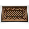 Geo Crafts Geo Crafts G336-39 Ivy Border 24 x 39 in. Rubber Back Lattice Doormat G336-39 IVY BORDER